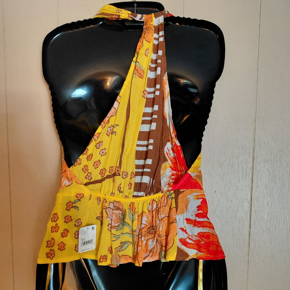 Mango Yellow Floral Top - Picture 4 of 4